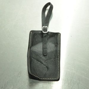 Levenger leather address tag